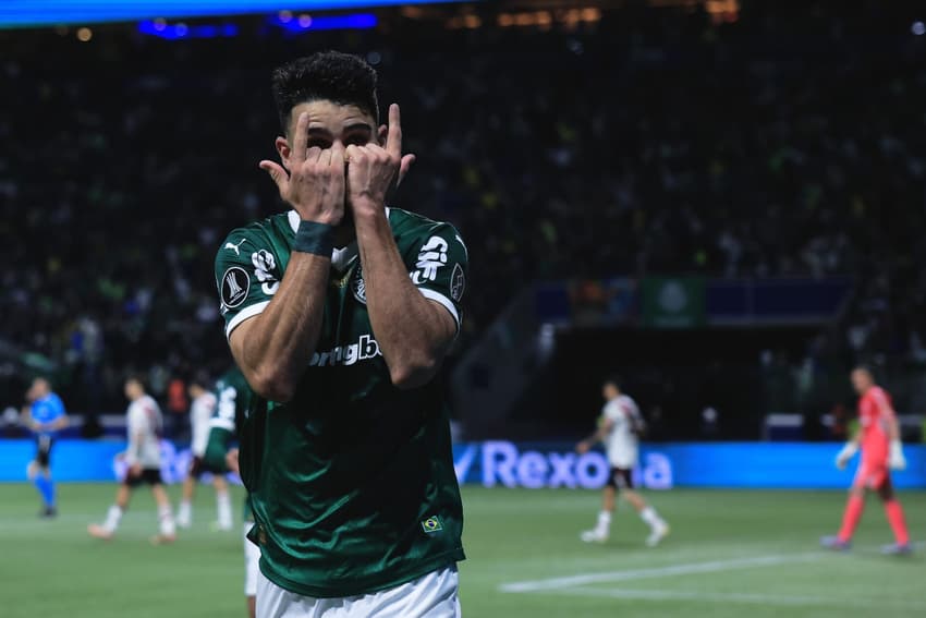 Argentino foi decisivo para vitória do Verdão (Foto: Ettore Chiereguini/AGIF)