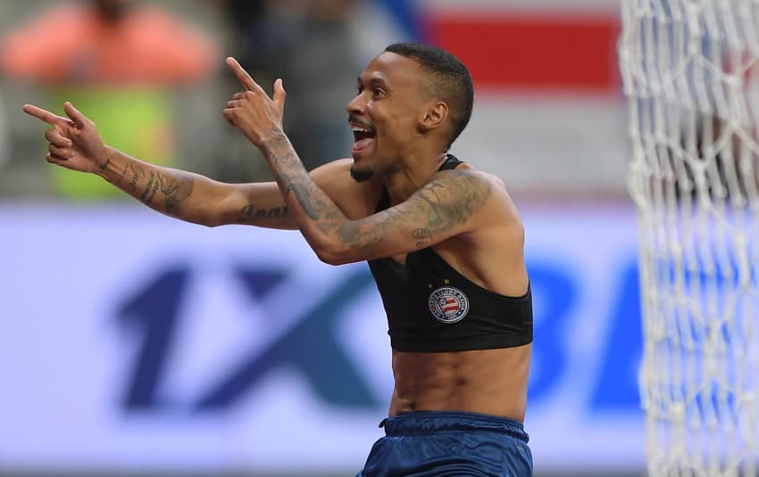 Ademir volta de lesão e marca contra o Palmeiras (Foto: Jhony Pinho/AGIF)