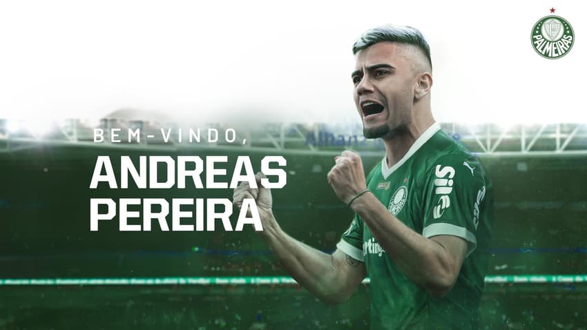 Andreas Pereira, meia do Palmeiras
