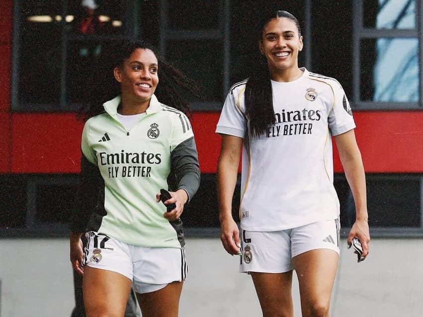 Antônia e Yasmim defendem o Real Madrid na Liga F
