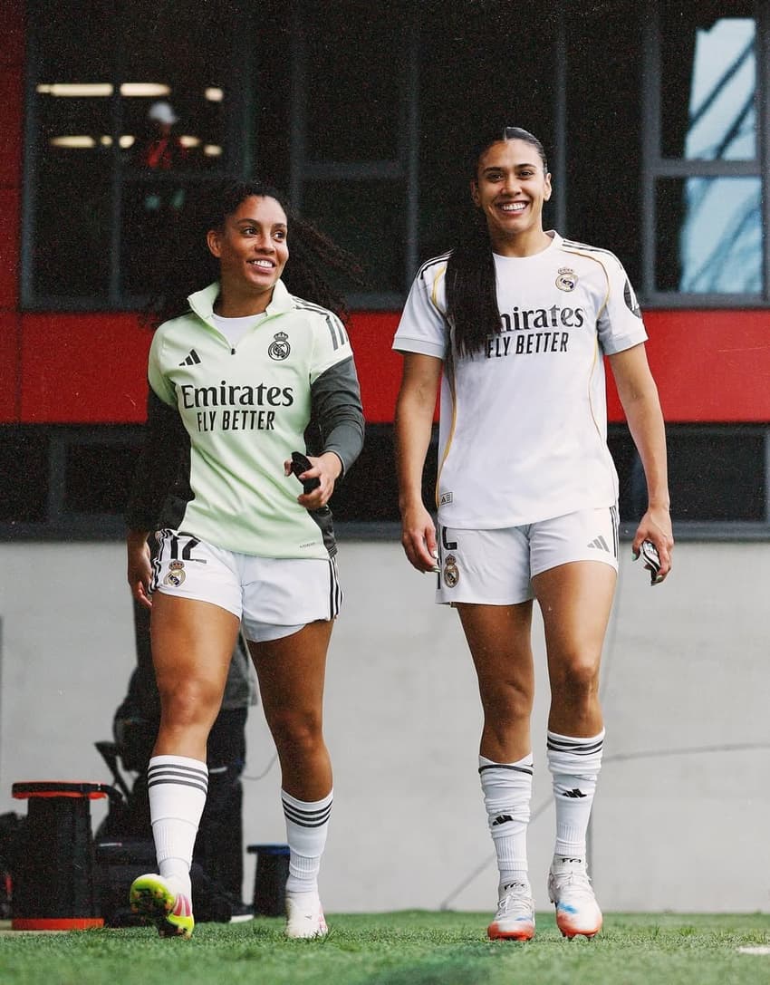 Antônia e Yasmim defendem o Real Madrid na Liga F