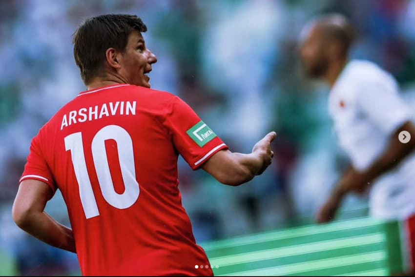 Andrei Arshavin afirma que jamais jogaria no Real Madrid (Foto: Reprodução / Redes Sociais)