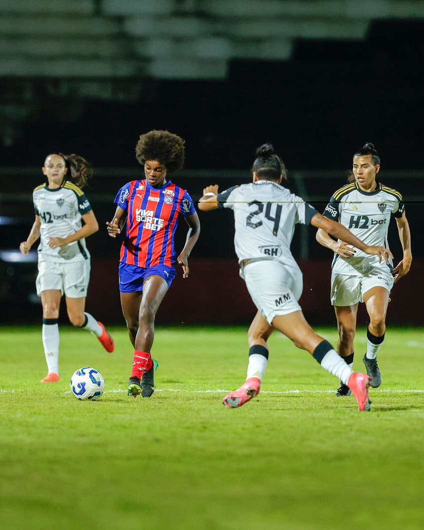 O Bahia venceu o Atlético-MG nas oitavas de final da Copa do Brasil Feminina (Foto: Rafael Rodrigues/EC Bahia)