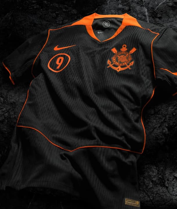 Nova camisa do Corinthians será utilizada pela 1ª vez contra o Flamengo (Foto: Divulgação)