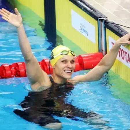 Carol Santiago nos 100m do Mundial paralímpico de natação 2025 (Foto: Wander Roberto/CPB)