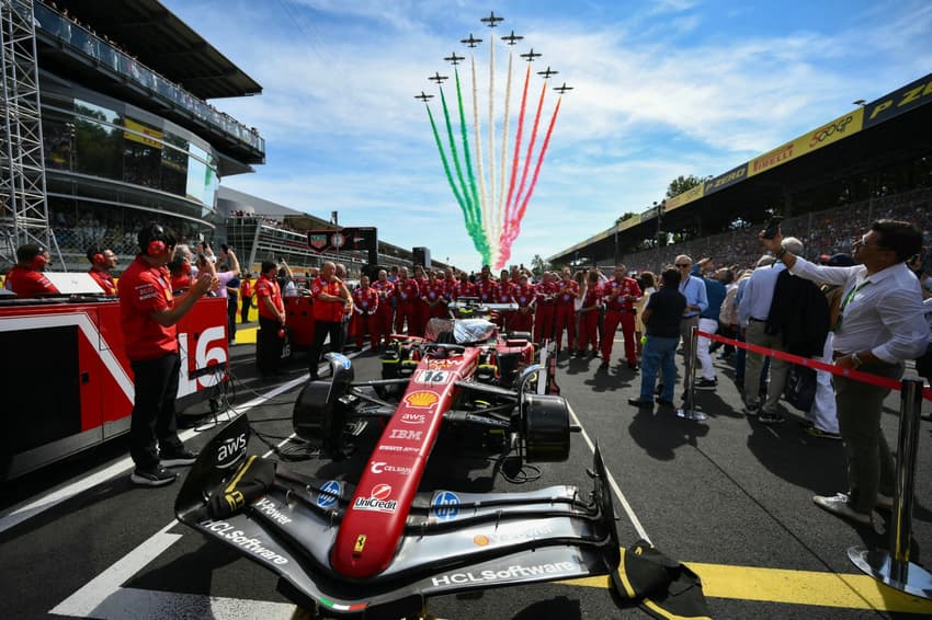 Charles Leclerc no GP da Itália (Foto: Marco BERTORELLO / AFP)