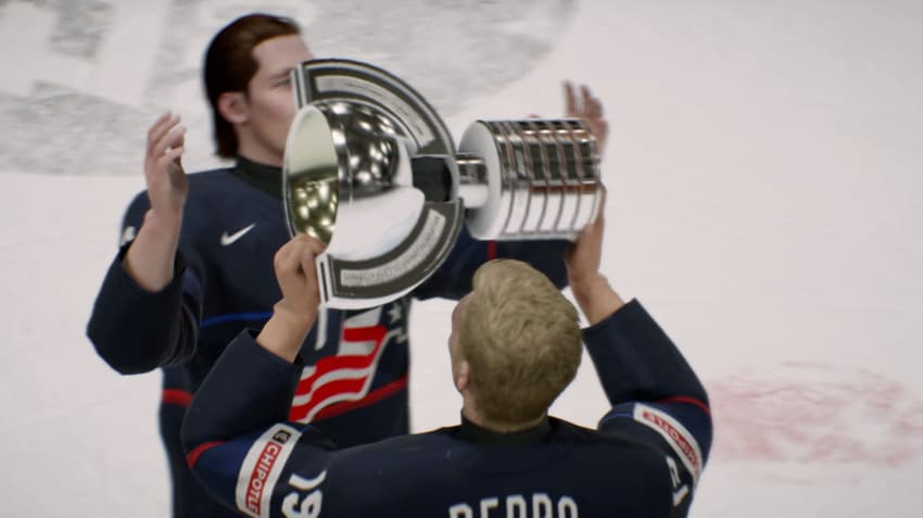 Partida do EA NHL 26 (Foto: Reprodução)