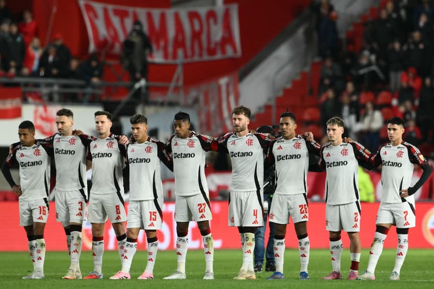 Flamengo superou o Estudiantes nas quartas da Libertadores (Foto: Luis Robayo/AFP)