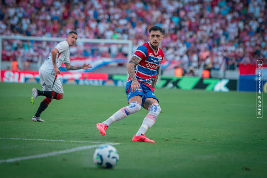 Partida entre Fortaleza e Vitória, pelo Brasileirão (Foto: Mateus Lotif/Fortaleza EC)