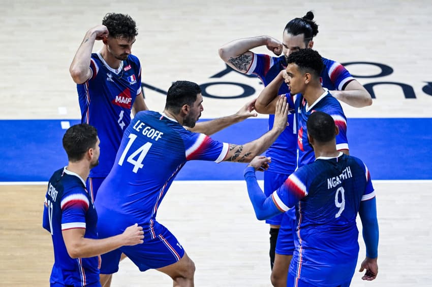 França eliminada do Mundial de Vôlei (Foto: SHERWIN VARDELEON / AFP)
