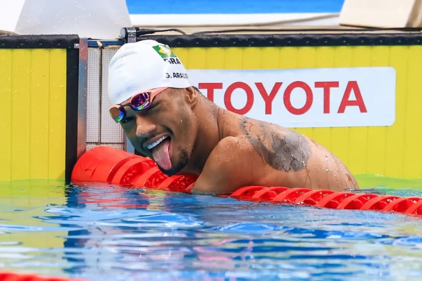 Gabrielzinho conquista seu terceiro tricampeonato no Mundial de natação paralímpica (Foto: Marcelo Zambrana/CPB)