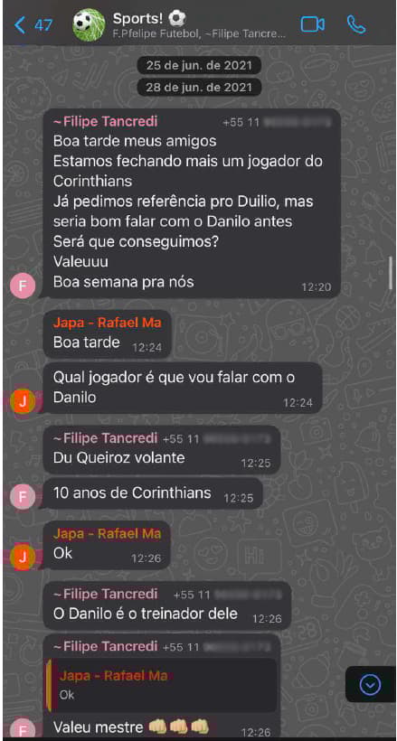 Conversa atribuída a supostos membros do PCC