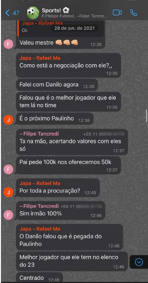 Conversa atribuída a supostos membros do PCC