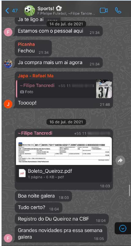Conversa atribuída a supostos membros do PCC