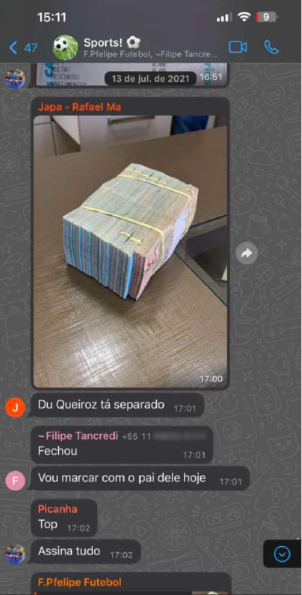 Conversa atribuída a supostos membros do PCC