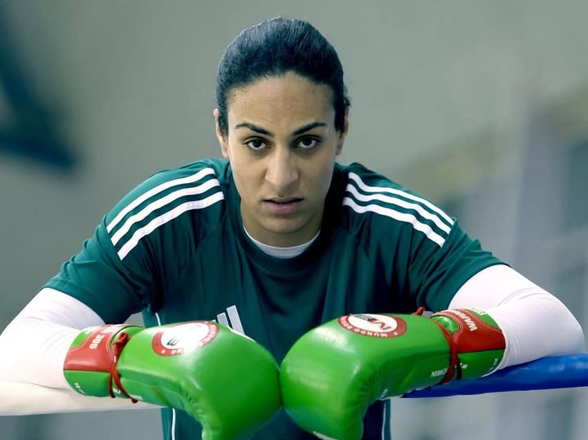 Imane Khelif em seus treinamentos (Foto: Repdorução/ Redes Sociais)