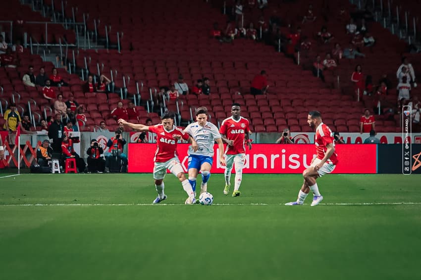 Partida entre Internacional e Fortaleza, pelo Brasileirão (Foto: Matheus Amorim/Fortaleza EC)