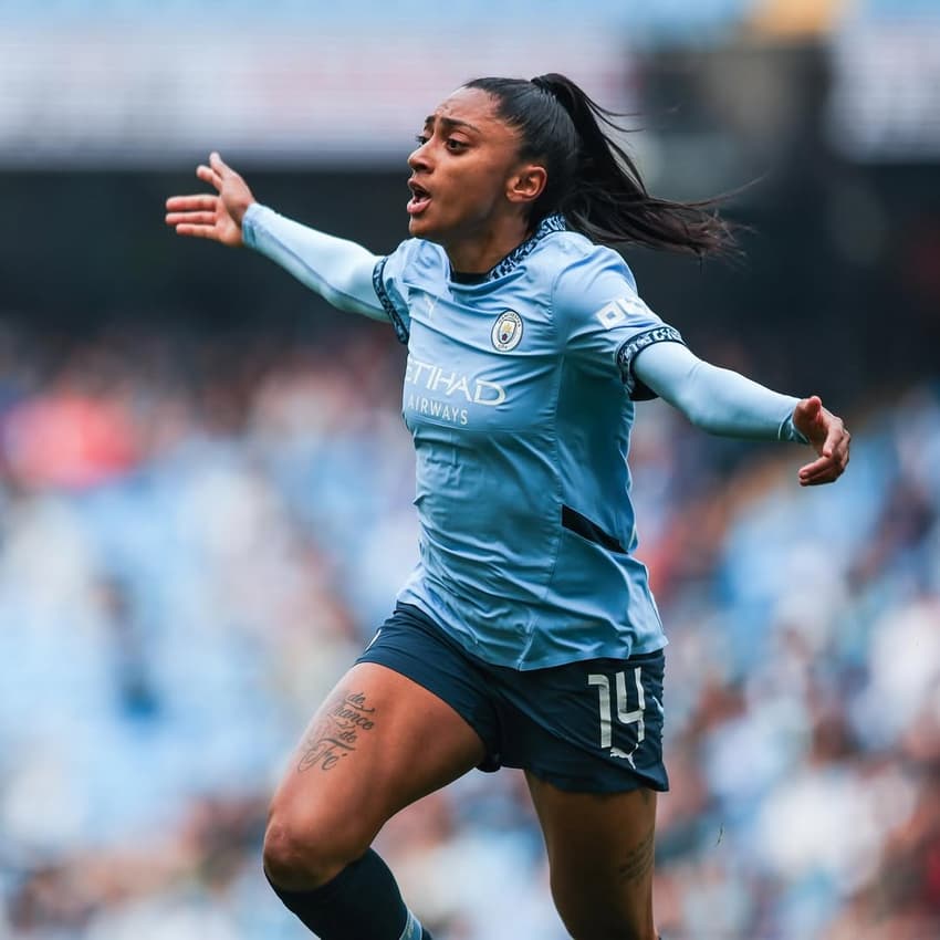 Kerolin defende o Manchester City na WSL (Foto: Reprodução/Instagram)
