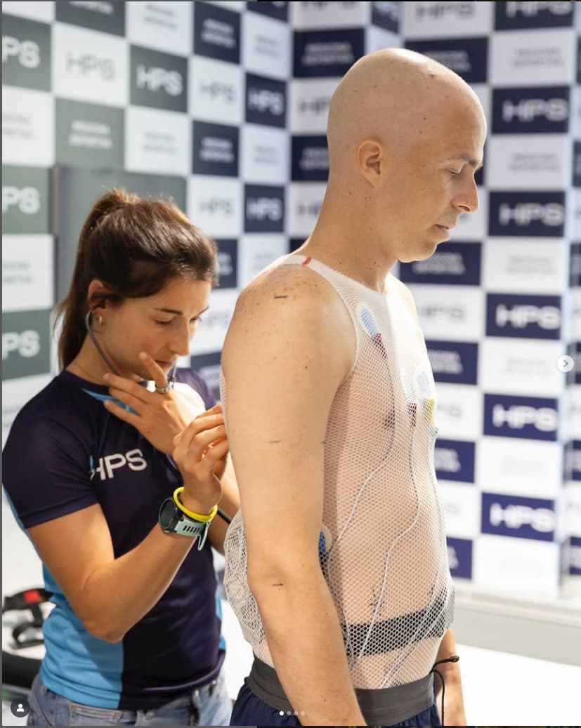 Kirian Rodríguez, atleta do Las Palmas, faz exame médico no começo da temporada atual (foto: Divulgação/ redes sociais)