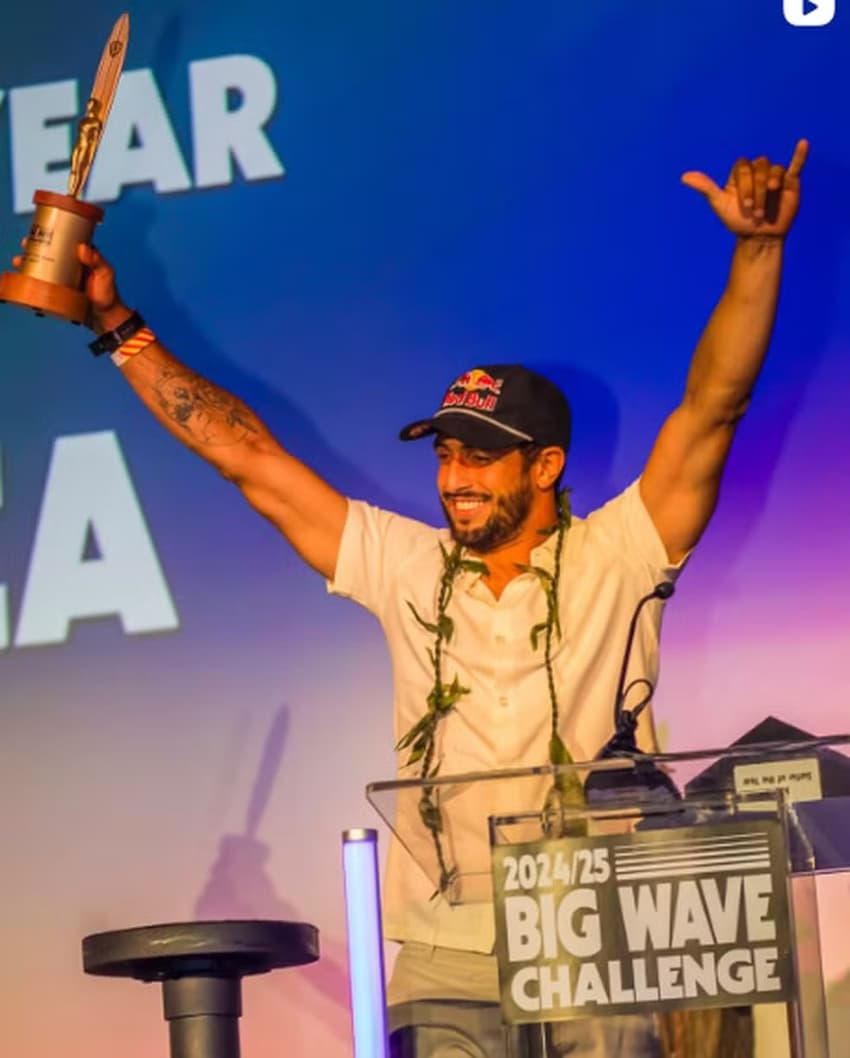 Lucas Chumbo no Big Wave Challenge 2025 (Foto: Reprodução/Instagram)