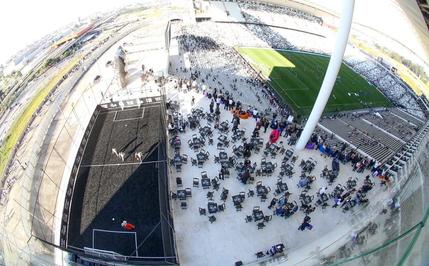 Neo Química Arena, estádio do Palmeiras, recebendo aniversário infantil