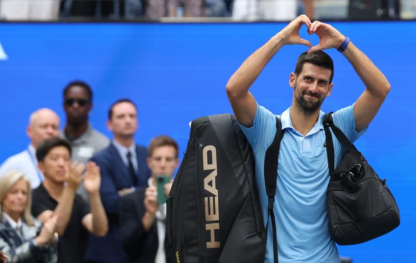 Novak Djokovic US Open 2025 (Foto: Reprodução/Getty Images via AFP)