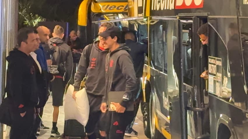 Pedro chegada Flamengo Estudiantes