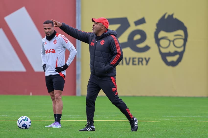 Thiago Maia e Roger Machado, do Internacional
