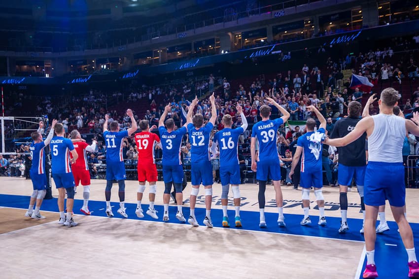 República Tcheca vence jogo das quartas de final do Mundial de Vôlei masculino (Foto: Volleyball World)