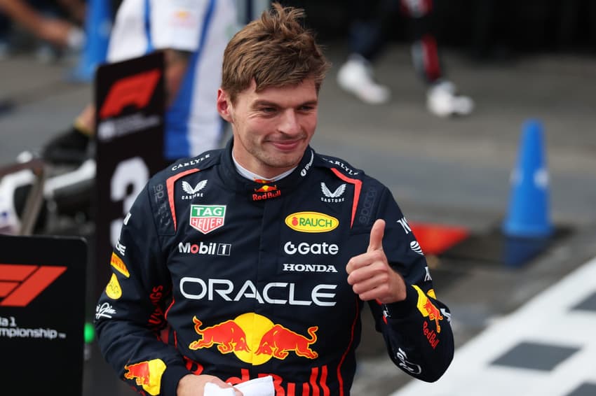Max Verstappen conquista pole position no GP do Ajerbaijão (Foto: Steven Tee / LAT Images / Getty Images / Red Bull Content Pool)