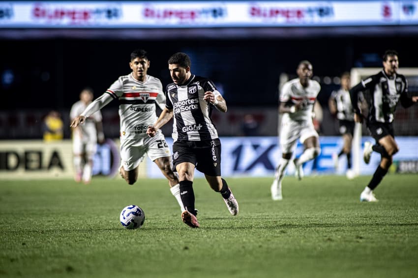 Partida entre São Paulo e Ceará, pelo Brasileirão (Foto: Felipe Santos/Ceará SC)