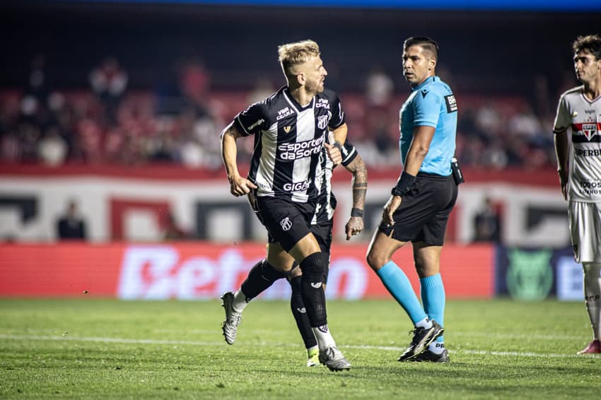 Partida entre São Paulo e Ceará, pelo Brasileirão (Foto: Felipe Santos/Ceará SC)
