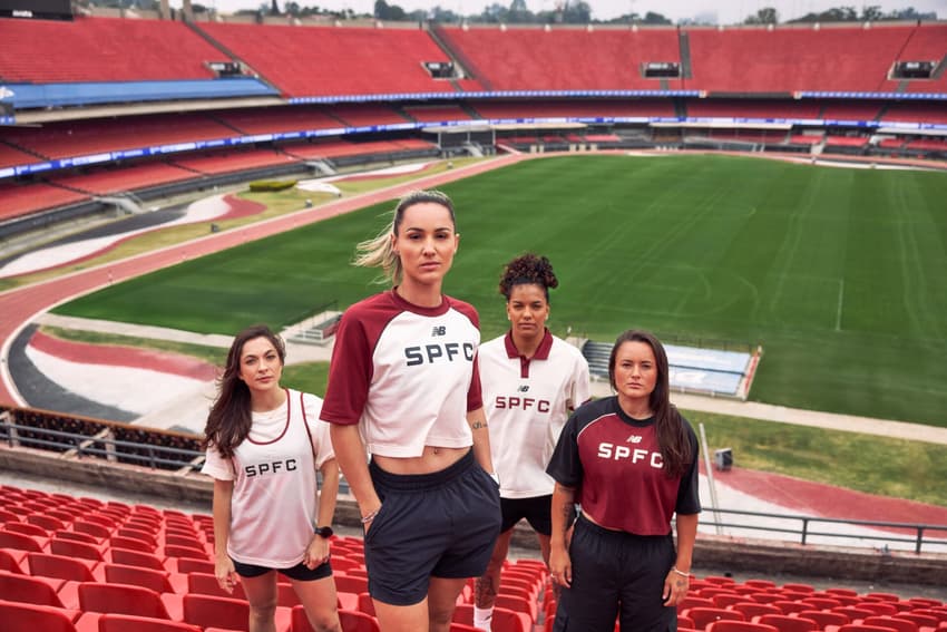 New Balance e São Paulo lançam coleção de peças femininas (Foto: Reprodução/New Balance)