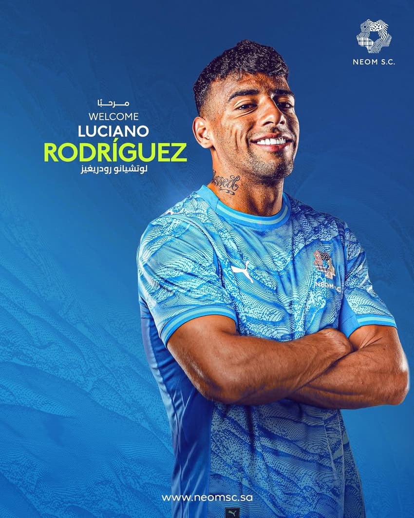Lucho Rodríguez é anunciado pelo Neom (Foto: redes sociais)