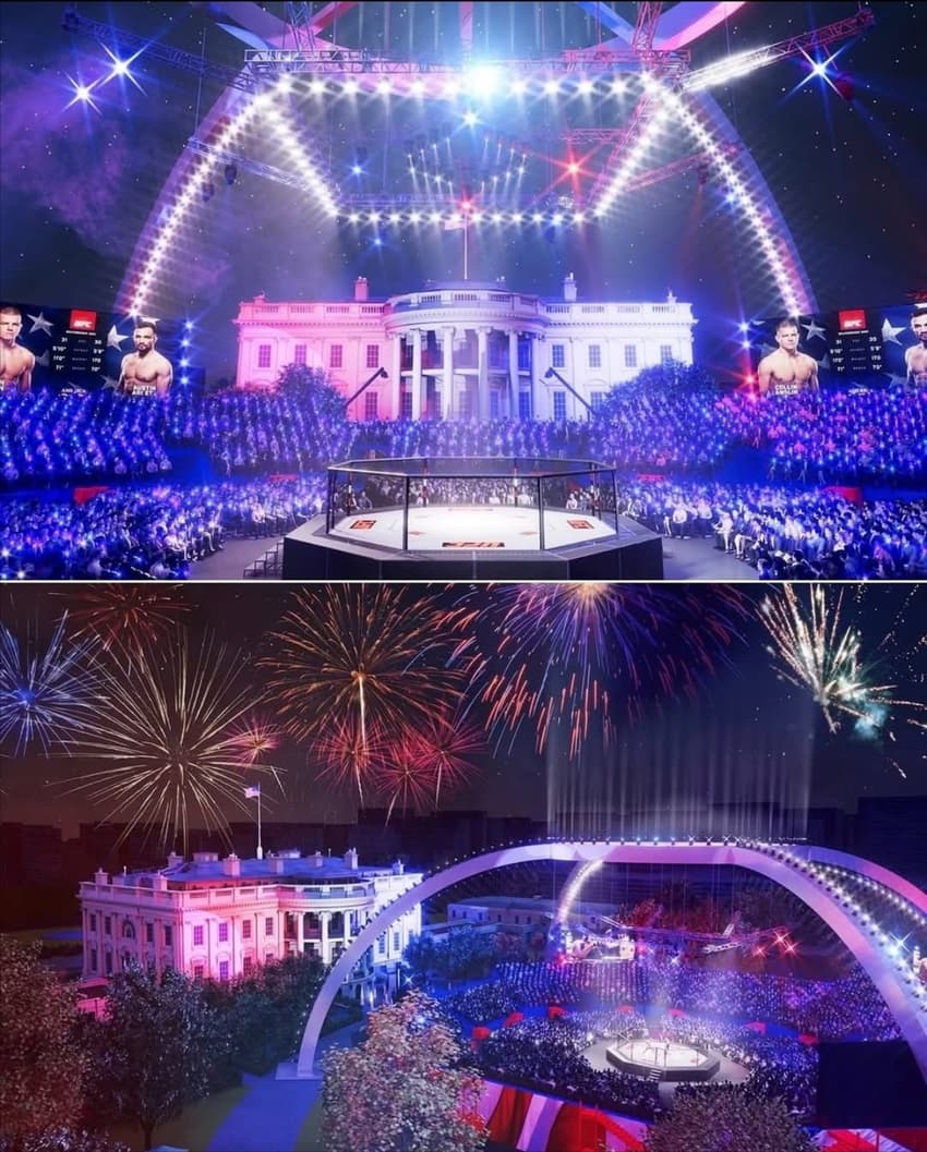 Casa Branca UFC (Foto: Reprodução / Instagram)