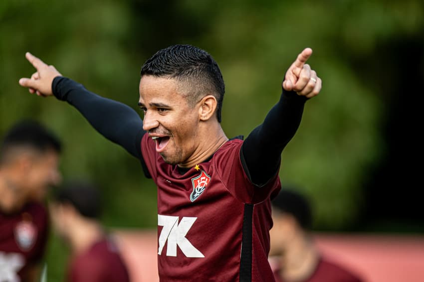 Erick em treino do Vitória (Foto: Victor Ferreira / EC Vitória)