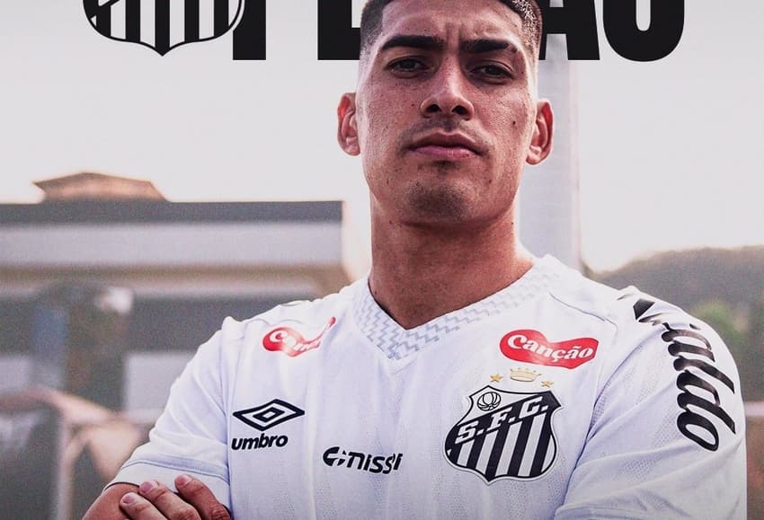 Adonis Frías será apresentado oficialmente no Santos. (Foto: Divulgação/ Santos FC)