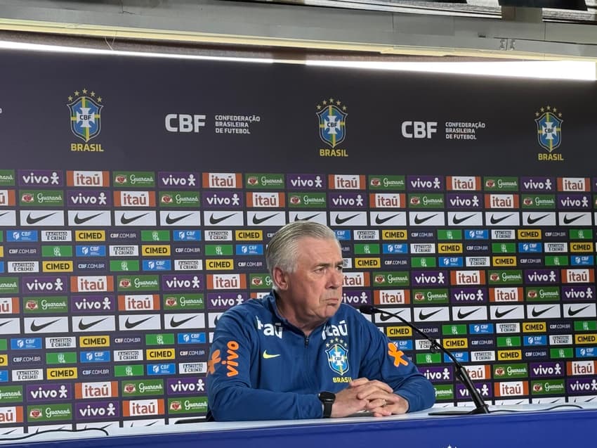 Carlo Ancelotti, técnico da Seleção (Foto: Leonardo Bessa/Lance!)