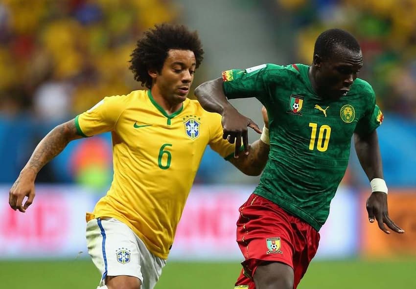 Aboubakar enfrentou o Brasil na Copa do Mundo (Foto: Reprodução/ Instagram)