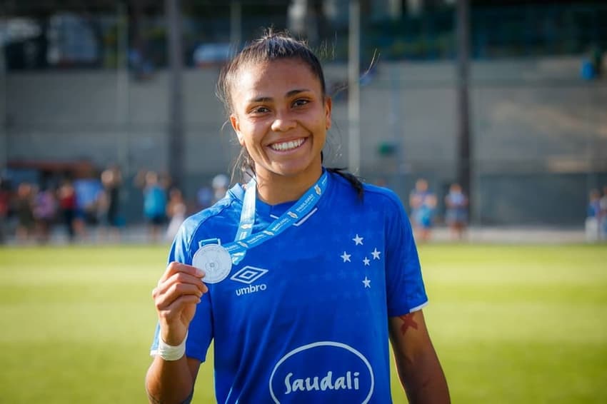 Miriã no primeiro ano de Cruzeiro. (Foto: acervo pessoal)