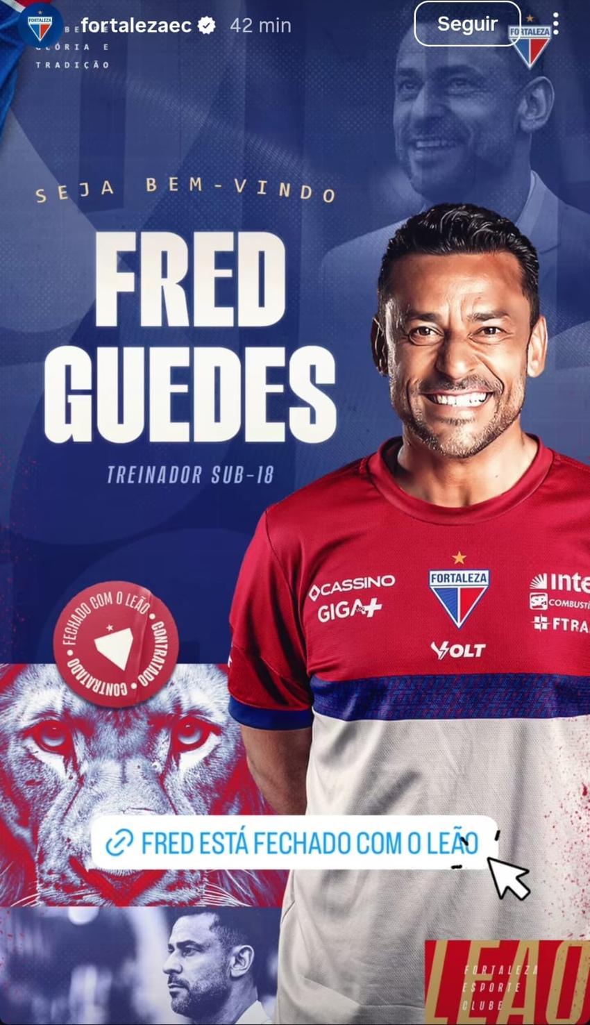 Fred no Fortaleza (Foto: Reprodução)