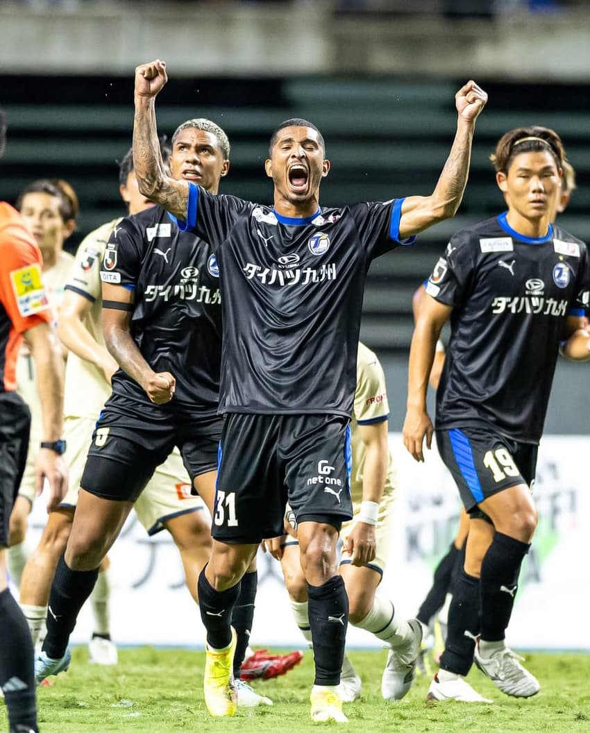Oita Trinita vence na Série B do futebol japonês (Foto: Divulgação Oita Trinita)