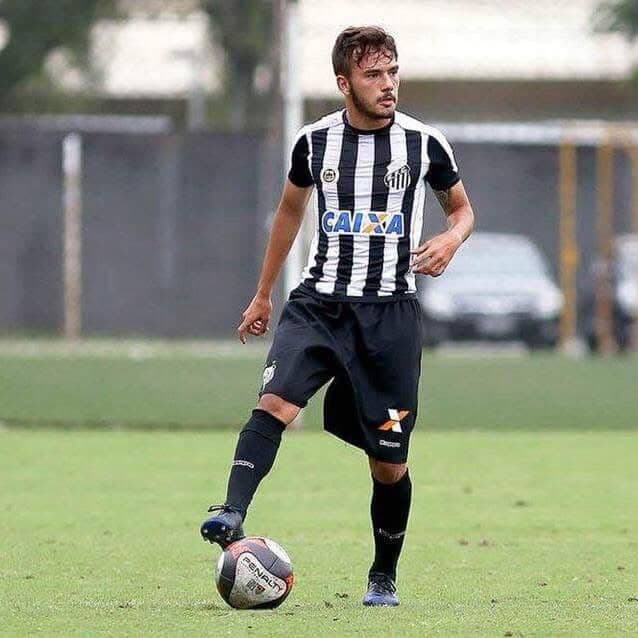 Marco Rotondano, no Santos. (Foto: Acervo pessoal)