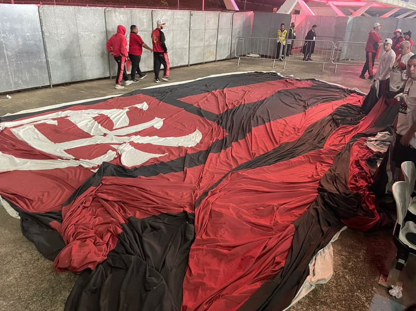 Bandeirão da torcida do Flamengo 