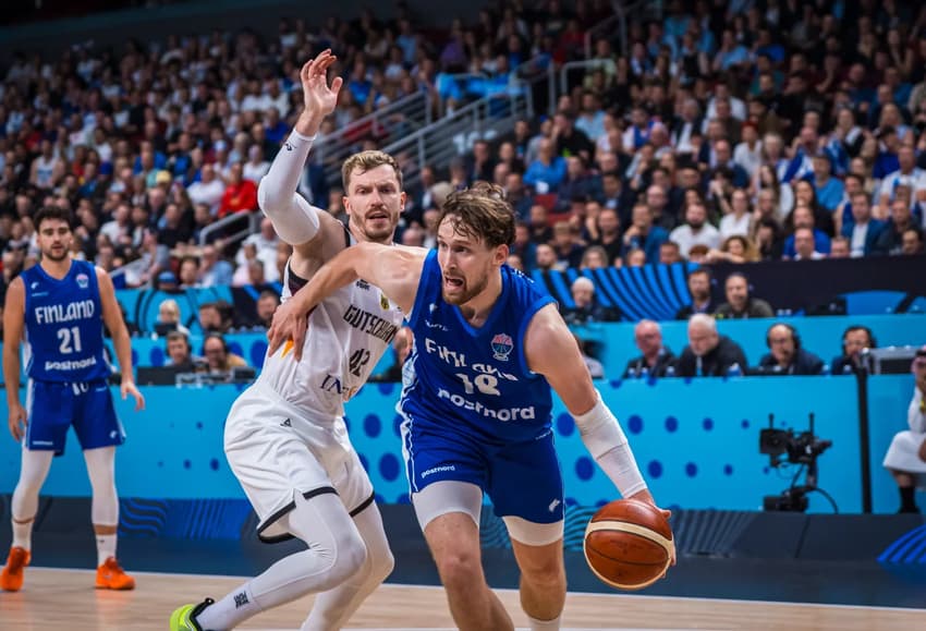 Alemanha venceu a Finlândia nas quartas de final no EuroBasket (Foto: Fiba)