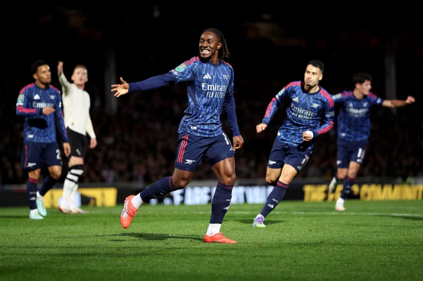 O Arsenal bateu o Port Vale e avançou na Copa da Liga Inglesa (Foto: Darren Staples / AFP)