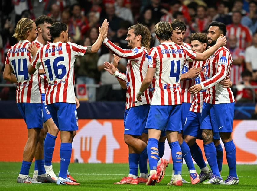 Atlético de Madrid goleou o Frankfurt em 5 a 1 na Champions League (Foto: JAVIER SORIANO / AFP)