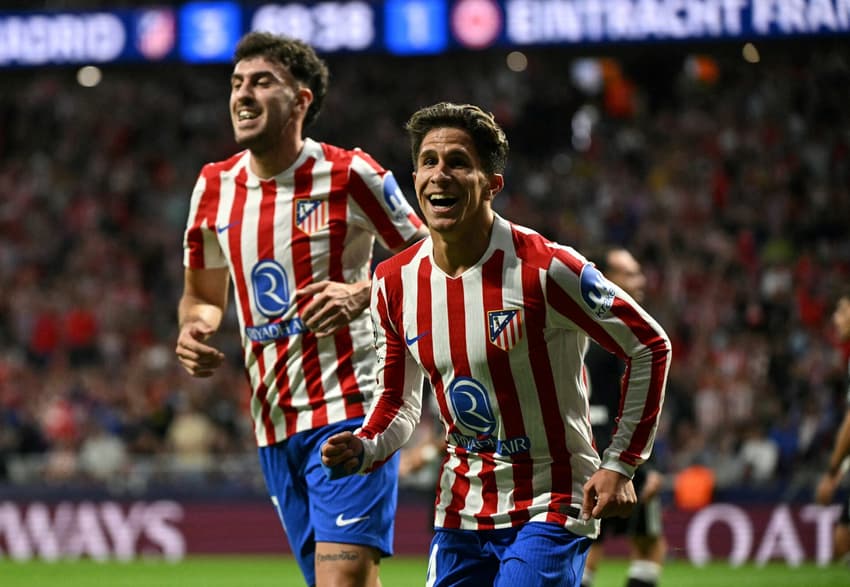 Atlético de Madrid goleou o Frankfurt em 5 a 1 na Champions League (Foto: JAVIER SORIANO / AFP)
