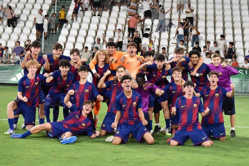O Barcelona conquistou o Mundial Sub-17 (Foto: Divulgação / Mundial Sub-17