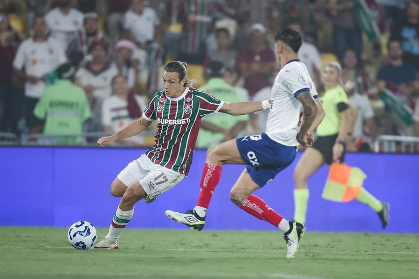 Canobbio na partida entre Fluminense e Bahia (Foto: Marcelo Gonçalves / Fluminense)